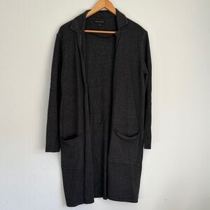 Banana Republic Factory Women's dark gray Open Front Cardigan Sweater